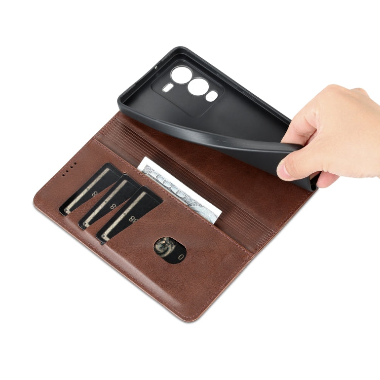 Custodia magnetica in pelle PU per vivo S15 con supporto e porta carte - immagine 7