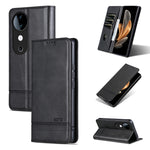 Custodia per telefono in pelle con texture di vitello magnetica AZNS, For vivo X200 Pro, For vivo Y300 Pro, For vivo S19 Pro, For vivo S19
