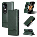 Custodia per telefono in pelle con texture di vitello magnetica AZNS, For vivo X200 Pro, For vivo Y300 Pro, For vivo S19 Pro, For vivo S19