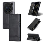 Custodia per telefono in pelle con texture di vitello magnetica AZNS, For vivo X200 Pro, For vivo Y300 Pro, For vivo S19 Pro, For vivo S19