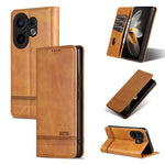 Custodia per telefono in pelle con texture di vitello magnetica AZNS, For vivo X300 E 5G, For vivo V60 Lite 5G, For vivo Y400 Pro 5G, For vivo S30 Pro mini