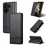 Custodia per telefono in pelle con texture di vitello magnetica AZNS, For vivo X300 E 5G, For vivo V60 Lite 5G, For vivo Y400 Pro 5G, For vivo S30 Pro mini