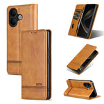 Custodia per telefono in pelle con texture di vitello magnetica AZNS, For vivo X300 E 5G, For vivo V60 Lite 5G, For vivo Y400 Pro 5G, For vivo S30 Pro mini