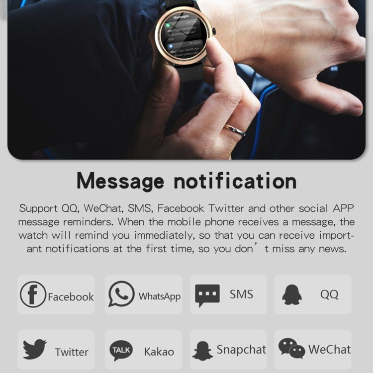 A60 Smartwatch con schermo IPS HD 1,32" e Bluetooth