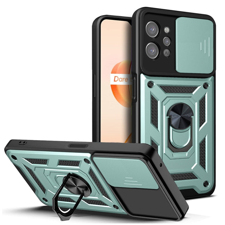 Cover fotocamera scorrevole TPU+PC per OPPO Realme C31, vivo V23 5G / S12