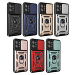 Cover fotocamera scorrevole TPU+PC per OPPO Realme C31, vivo V23 5G / S12