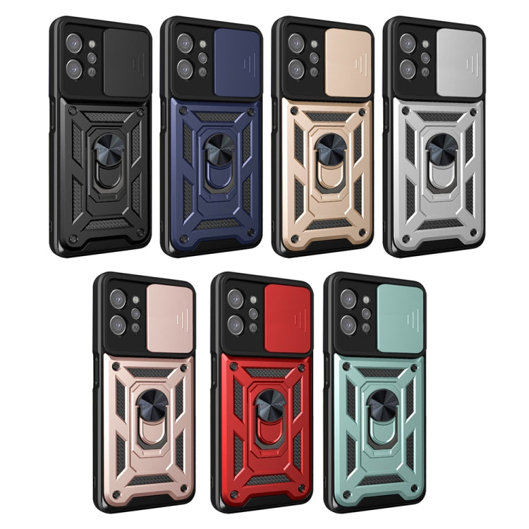 Cover fotocamera scorrevole TPU+PC per OPPO Realme C31, vivo V23 5G / S12