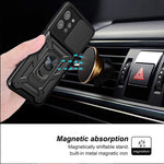 Cover fotocamera scorrevole TPU+PC per OPPO Realme C31, vivo V23 5G / S12