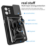 Cover fotocamera scorrevole TPU+PC per OPPO Realme C31, vivo V23 5G / S12