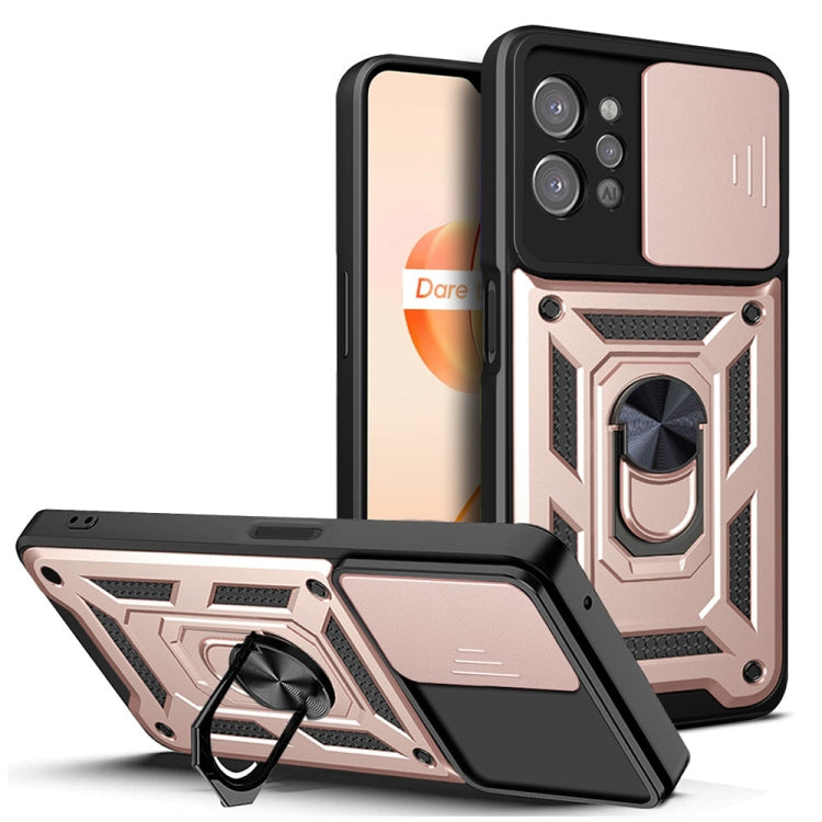 Cover fotocamera scorrevole TPU+PC per OPPO Realme C31, vivo V23 5G / S12