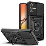 Cover fotocamera scorrevole TPU+PC per OPPO Realme C31, vivo V23 5G / S12