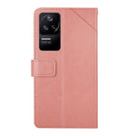 Custodia pelle flip orizzontale con cuciture a Y per Xiaomi Poco F4 5G e X4 GT