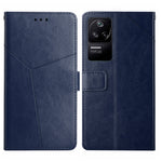 Custodia pelle flip orizzontale con cuciture a Y per Xiaomi Poco F4 5G e X4 GT