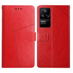Custodia pelle flip orizzontale con cuciture a Y per Xiaomi Poco F4 5G e X4 GT
