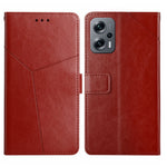 Custodia pelle flip orizzontale con cuciture a Y per Xiaomi Poco F4 5G e X4 GT