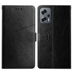Custodia pelle flip orizzontale con cuciture a Y per Xiaomi Poco F4 5G e X4 GT