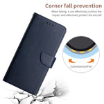 Custodia flip orizzontale in vera pelle per Xiaomi Poco F4 5G e X4 GT