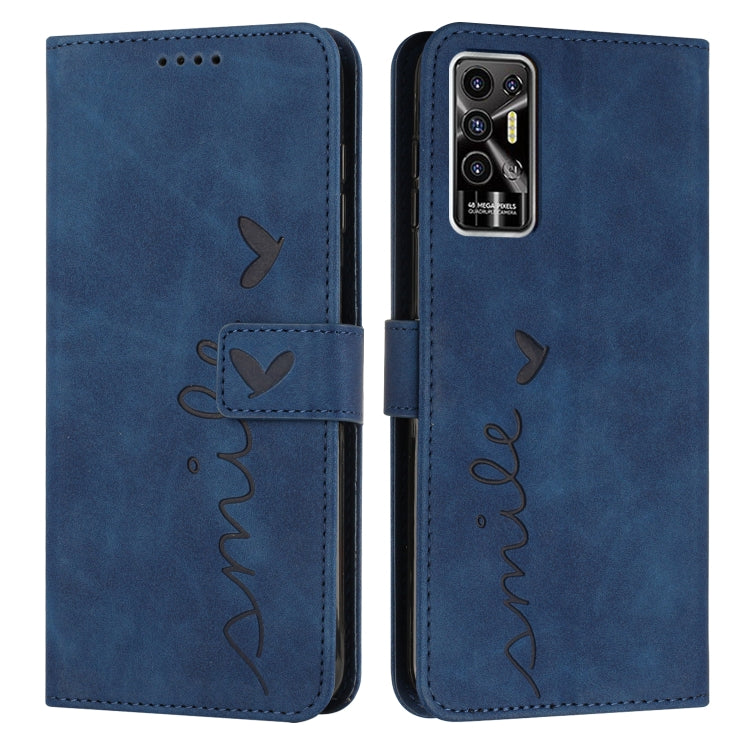 Custodia in pelle con motivo a cuore per Tecno Pova 2, Pova Neo, Spark 6