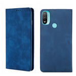 Custodia in pelle con vibrazione orizzontale magnetica per Motorola Moto E20 e