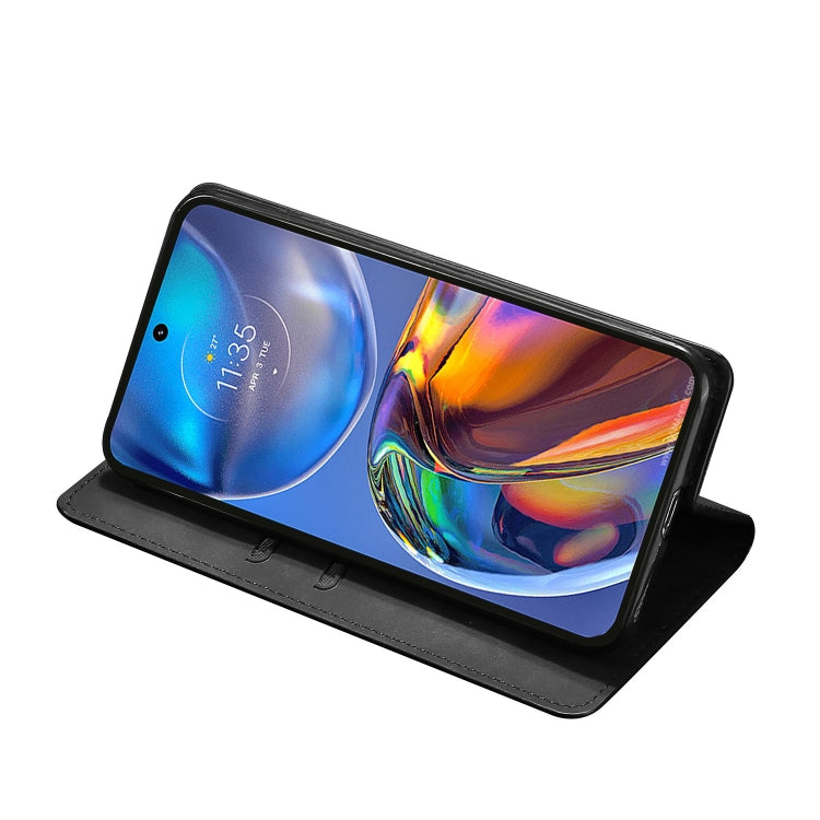 Custodia in pelle con vibrazione orizzontale magnetica per Motorola Moto E20 e