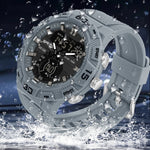 SANDA 3087 Orologio elettronico impermeabile doppio display