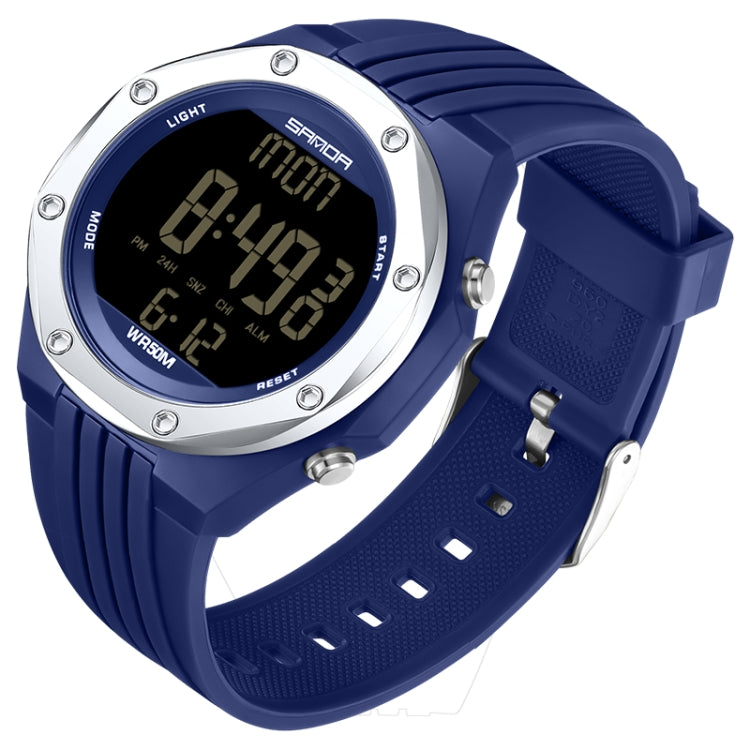 SANDA 6093 Orologio digitale luminoso impermeabile 50m