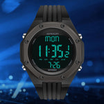 SANDA 6093 Orologio digitale luminoso impermeabile 50m