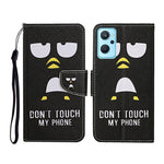 Custodia in pelle con motivo colorato per Realme 9i