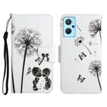 Custodia in pelle con motivo colorato per Realme 9i