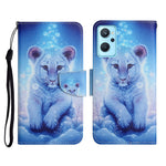 Custodia in pelle con motivo colorato per Realme 9i