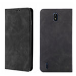 Custodia pelle con vibrazione orizzontale magnetica per Nokia C01 Plus, C21 e