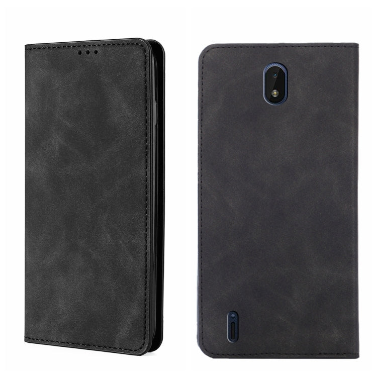 Custodia pelle con vibrazione orizzontale magnetica per Nokia C01 Plus, C21 e