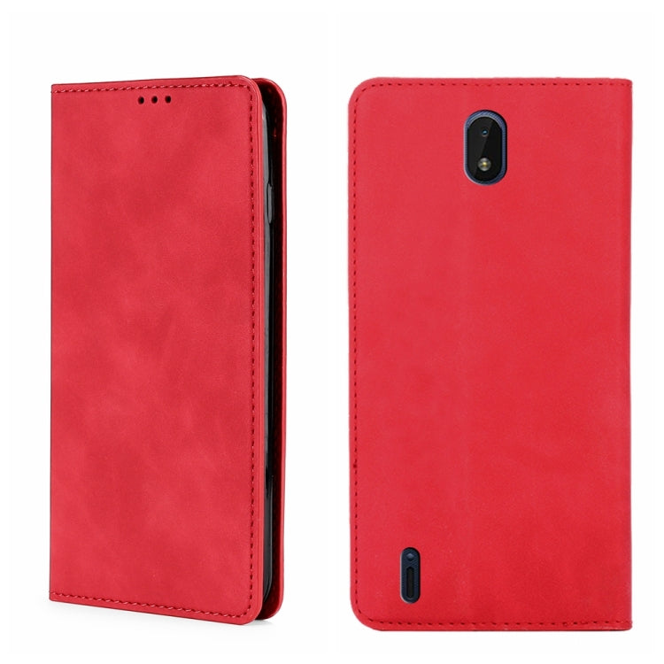 Custodia pelle con vibrazione orizzontale magnetica per Nokia C01 Plus, C21 e
