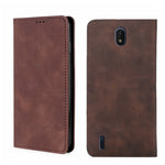Custodia pelle con vibrazione orizzontale magnetica per Nokia C01 Plus, C21 e