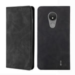 Custodia pelle con vibrazione orizzontale magnetica per Nokia C01 Plus, C21 e