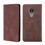 Custodia pelle con vibrazione orizzontale magnetica per Nokia C01 Plus, C21 e