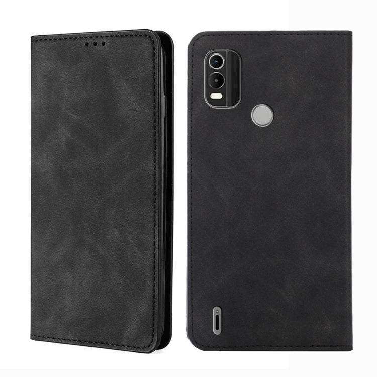 Custodia pelle con vibrazione orizzontale magnetica per Nokia C01 Plus, C21 e