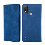 Custodia pelle con vibrazione orizzontale magnetica per Nokia C01 Plus, C21 e