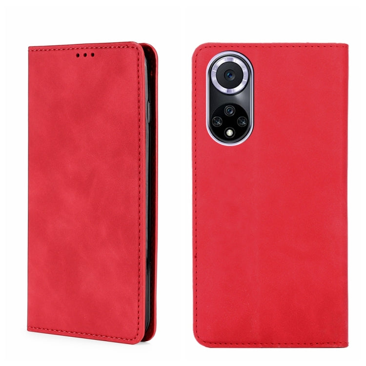 Custodia pelle con vibrazione orizzontale magnetica per Honor 50 Pro, Huawei
