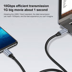 Cavo prolunga USB-C 10 Gbps da 25 cm a 1 m
