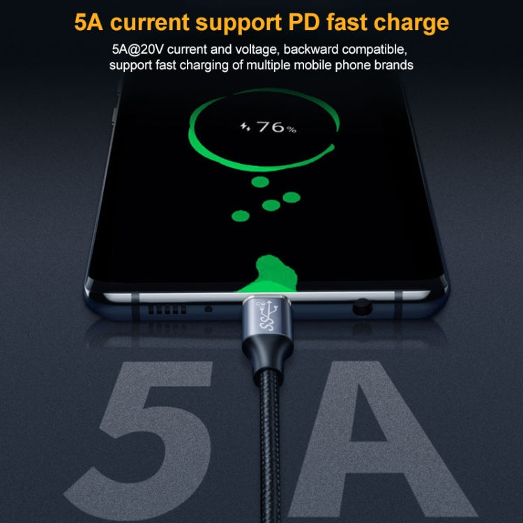 Cavo USB-C 10 Gbps maschio dritto a gomito 50cm-3m