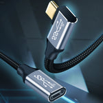 Cavo prolunga USB-C 10 Gbps 1.5m 2m 3m ricarica 100W
