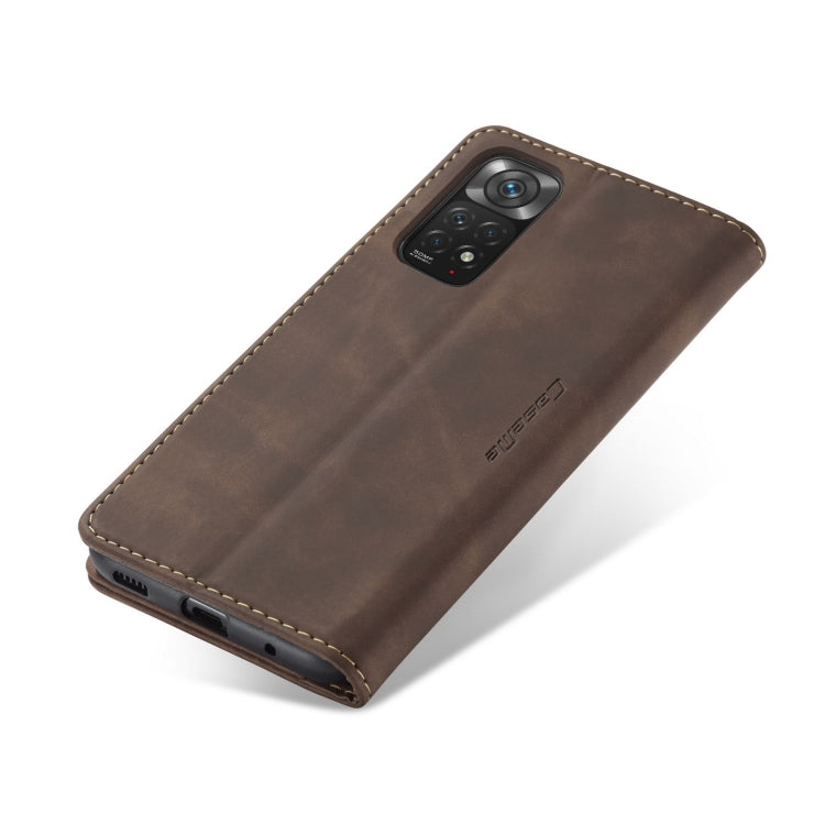 Custodia multifunzionale in pelle a conchiglia orizzontale per Xiaomi Redmi Note