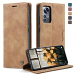 Custodia multifunzionale in pelle a conchiglia orizzontale per Xiaomi Redmi Note