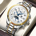 OLEVS 6667 Orologio meccanico uomo multifunzione 42mm