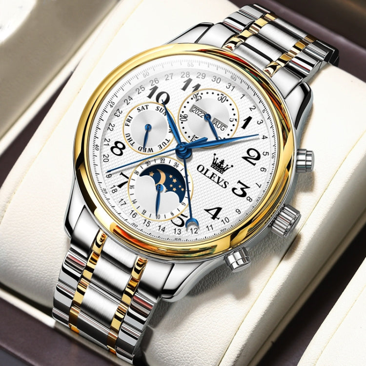 OLEVS 6667 Orologio meccanico uomo multifunzione 42mm