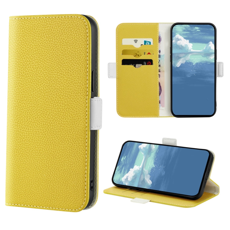 Custodia per telefono in pelle color caramella Litchi Texture per Xiaomi Poco X4