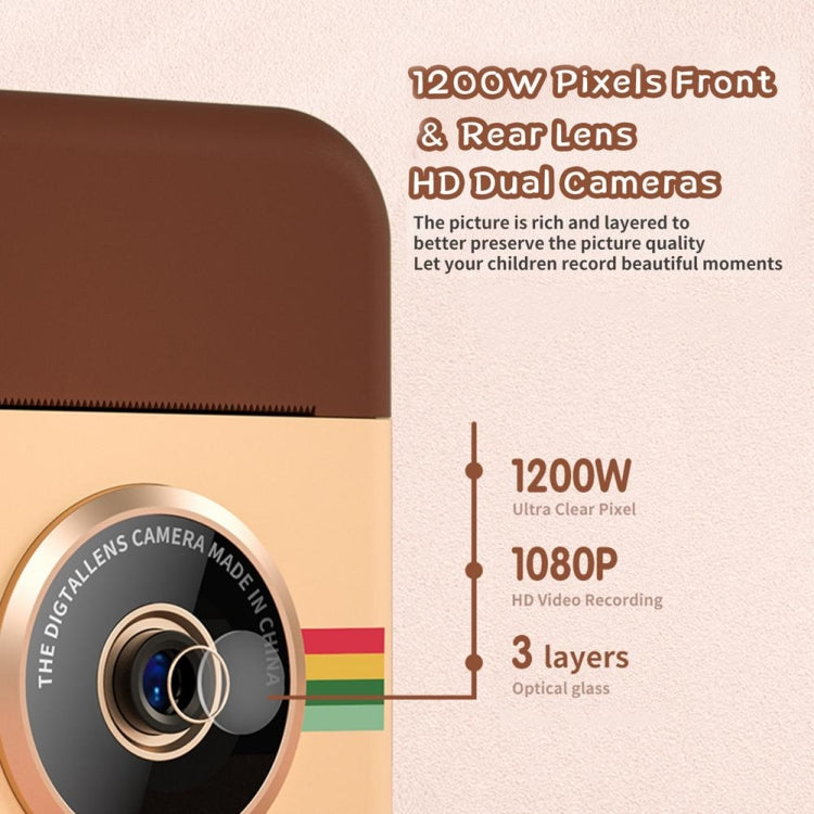 Fotocamera digitale con stampa Polaroid 2,4" per bambini