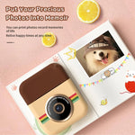 Fotocamera digitale con stampa Polaroid 2,4" per bambini