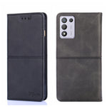Custodia in pelle magnetica con trama mucca per OPPO K9s e Realme Q3s